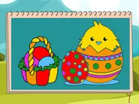Coloring Book Easter image