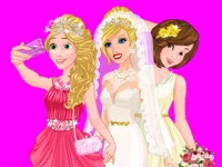 Barbie #039;s Wedding Selfie With Princesses image