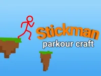 Stickman parkour craft image