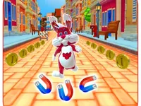 Subway Bunny Run Rush Rabbit Runner Game image