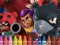 Brawl Stars Coloring book image