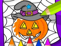 Halloween Coloring Book Game image